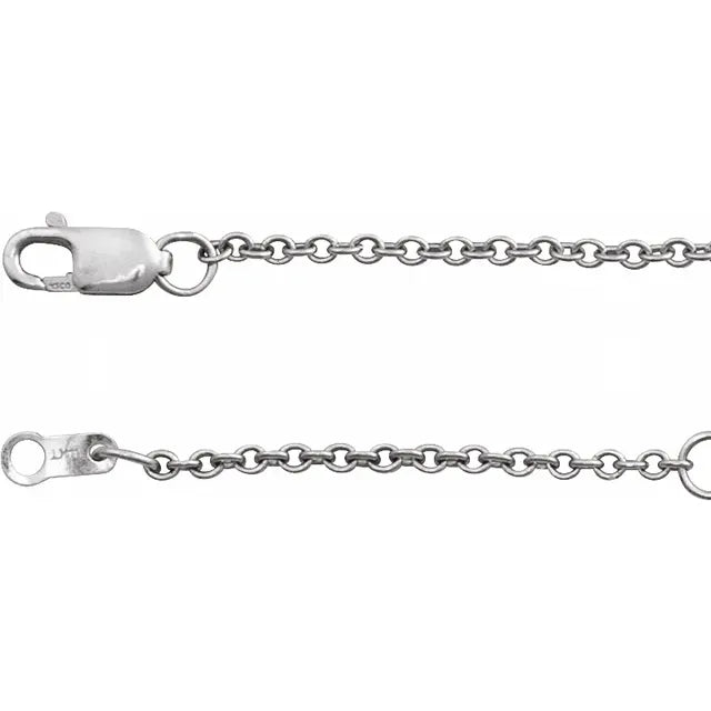 1.5mm Cable Chain 16-18" Adjustable