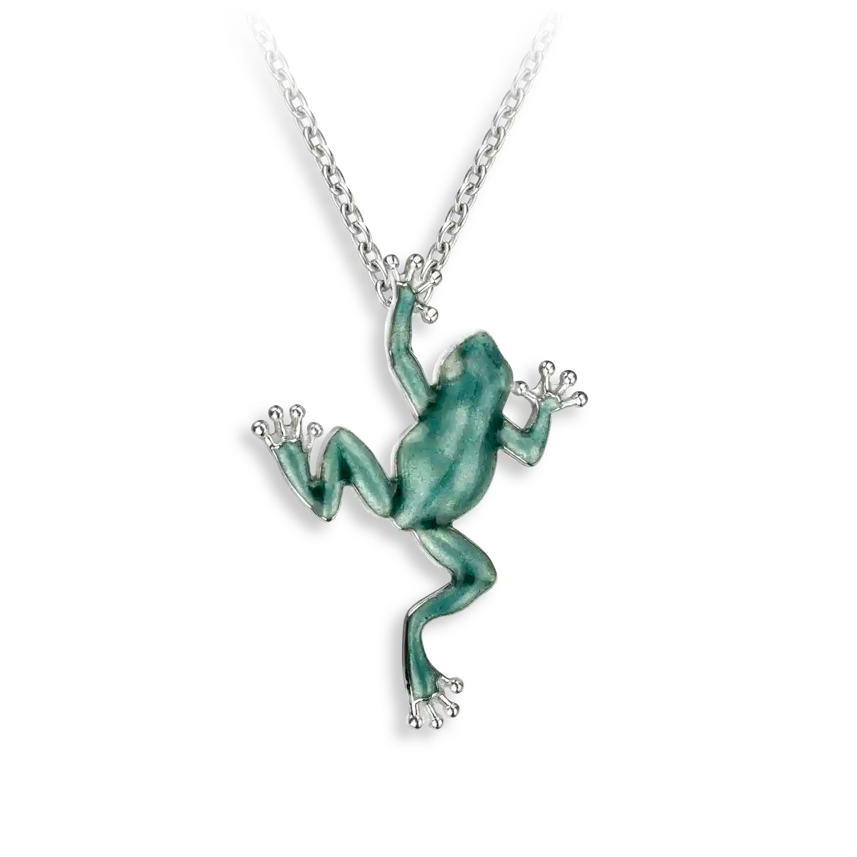 Green frog necklace discount