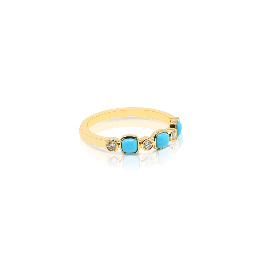 Turquoise and Diamond Ring – Whitmire's - Main Image