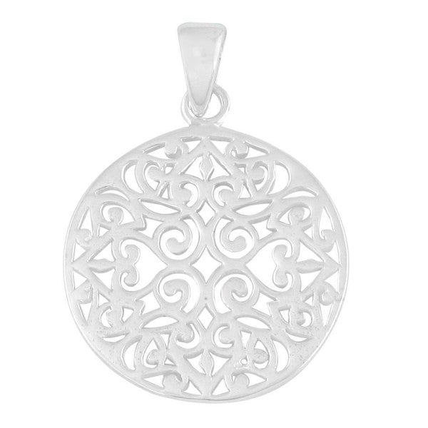 Original Round Scroll Pendant