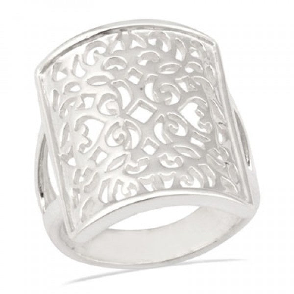 Rectangle Scroll Ring