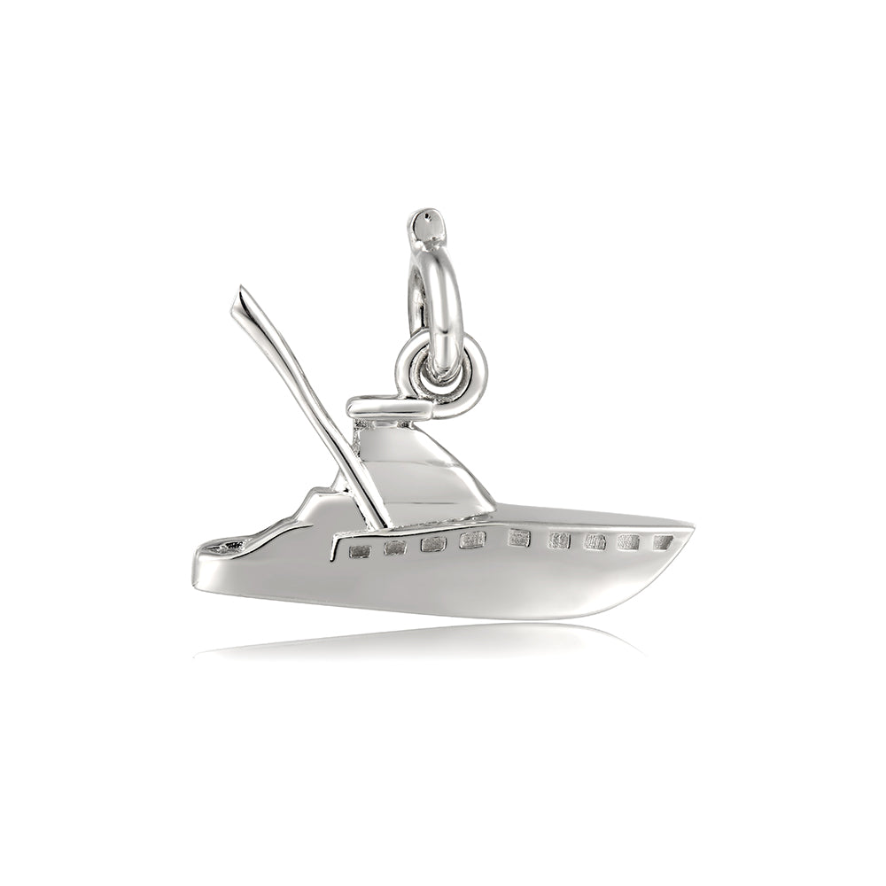 Boat Charm - Sterling Silver