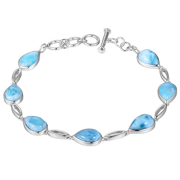 Tear Drop Bracelet - Sterling Silver