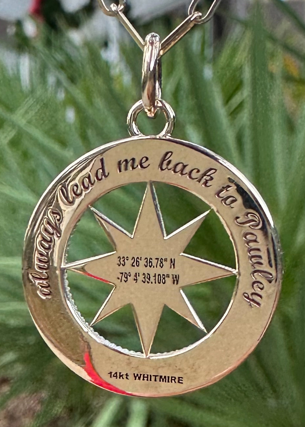 Pawleys Island Compass - Sterling Silver