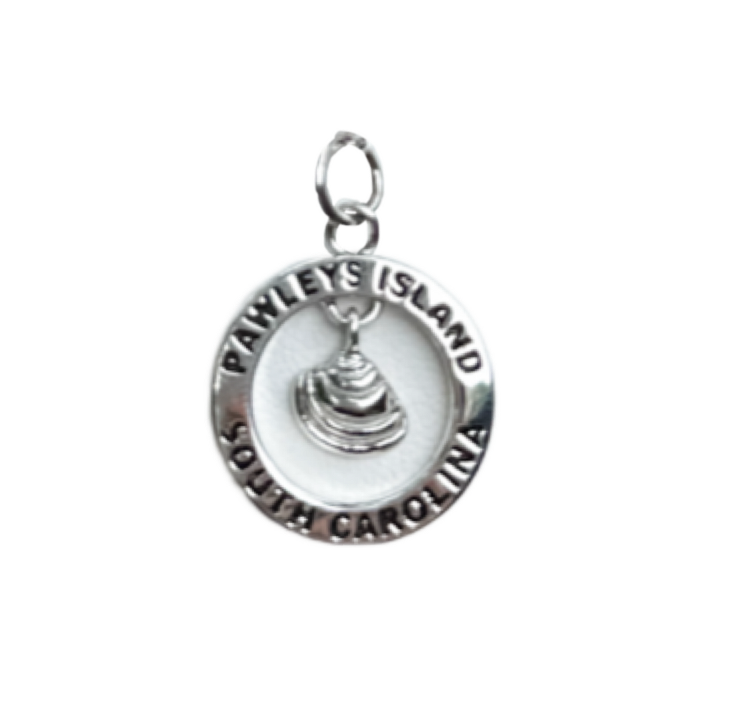 Loyal's Halo Pawleys Island Shell Pendant in Silver