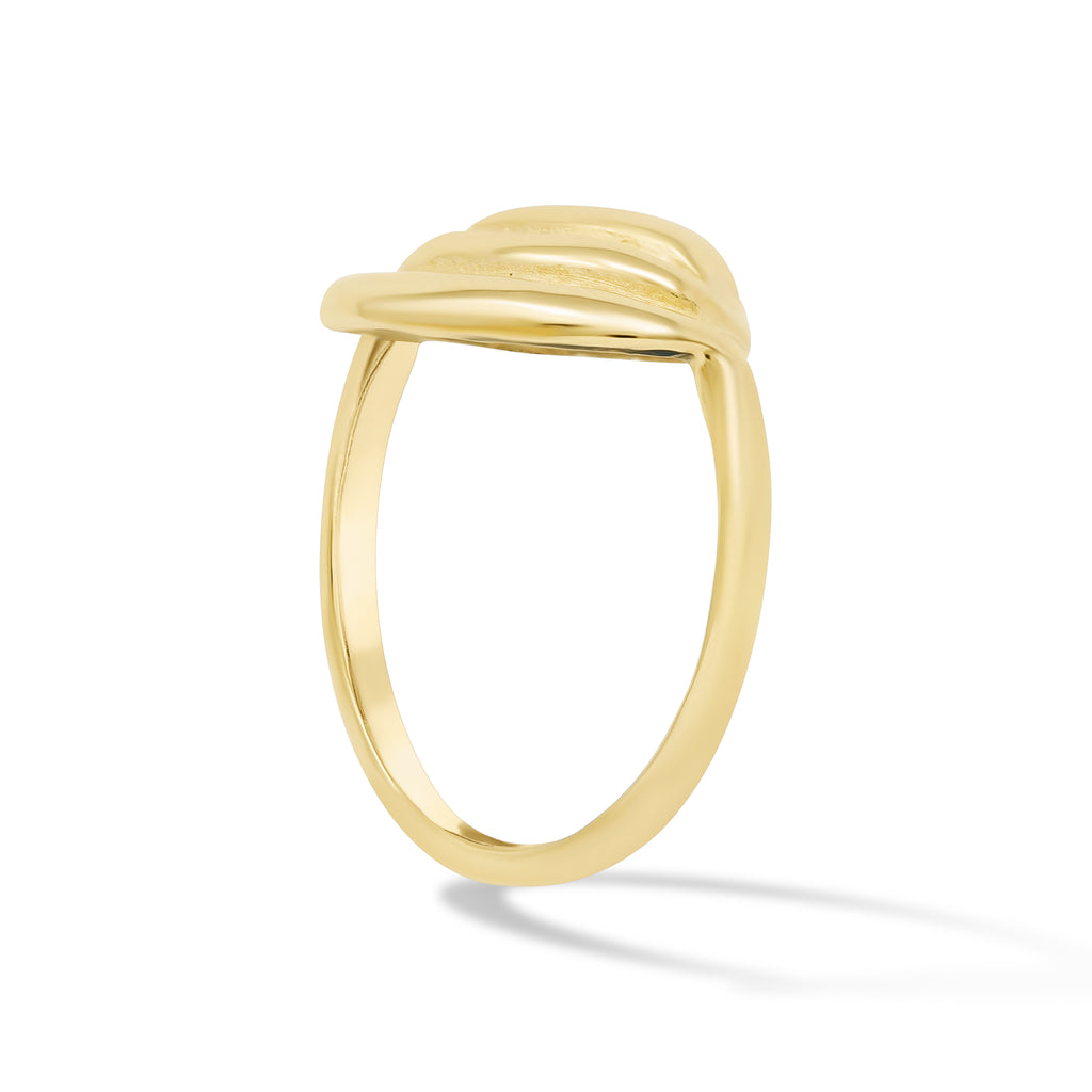 Pawleys Island Shell Ring - 14k Yellow Gold
