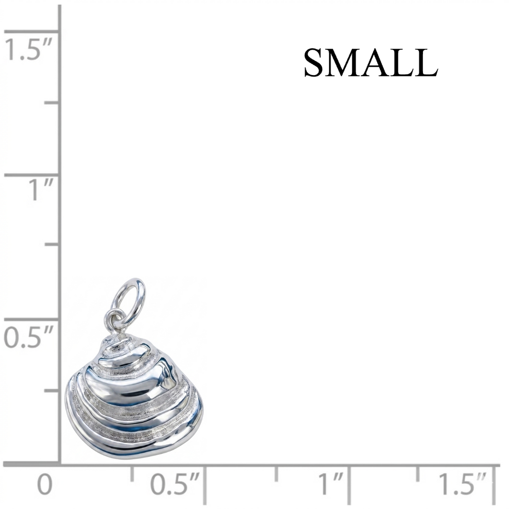 Pawleys Island Shell Charm - Sterling or 14k