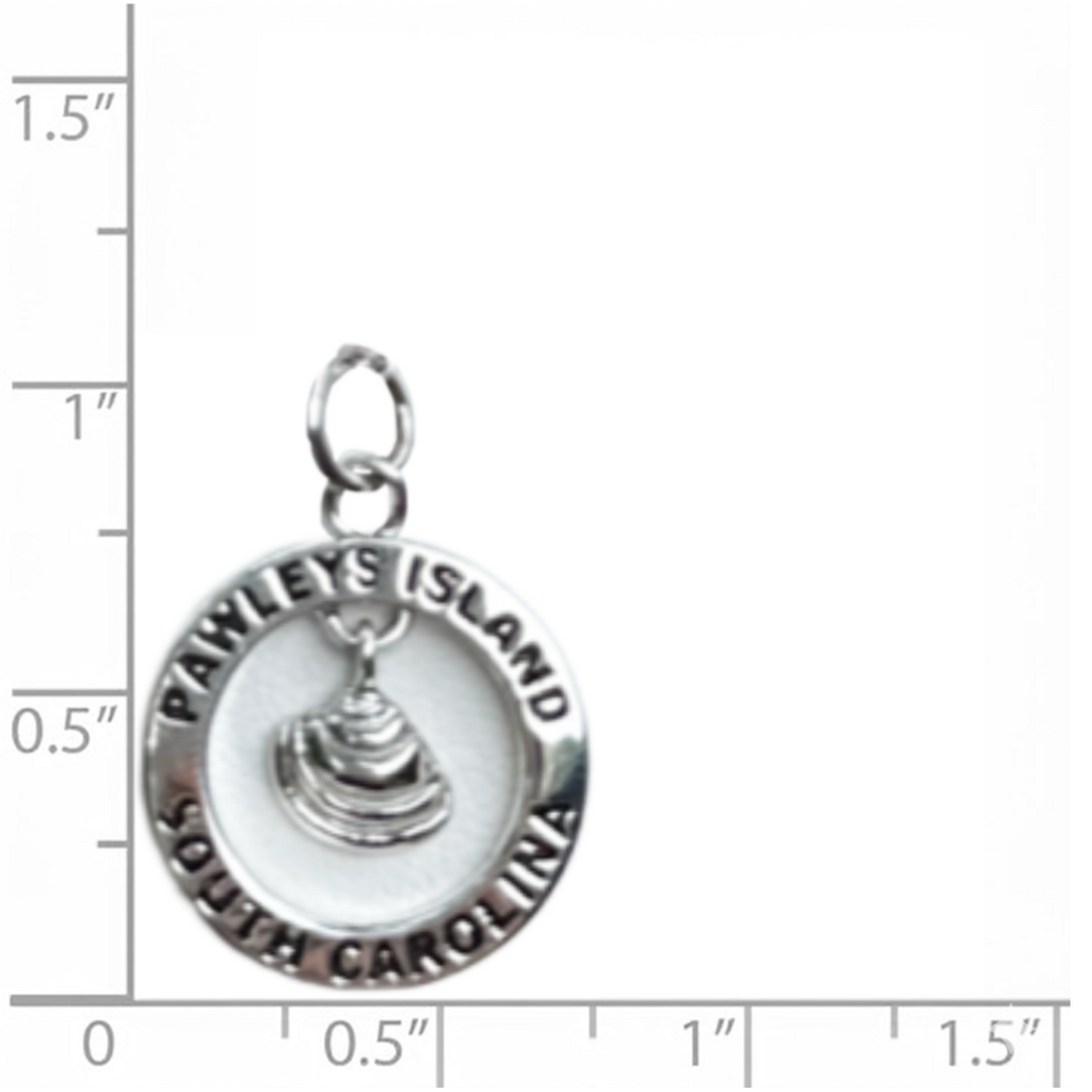 Loyal's Halo Pawleys Island Shell Pendant in Silver