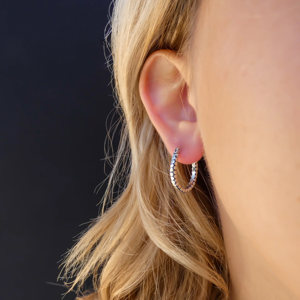 Horseshoe Earrings - Sterling Silver