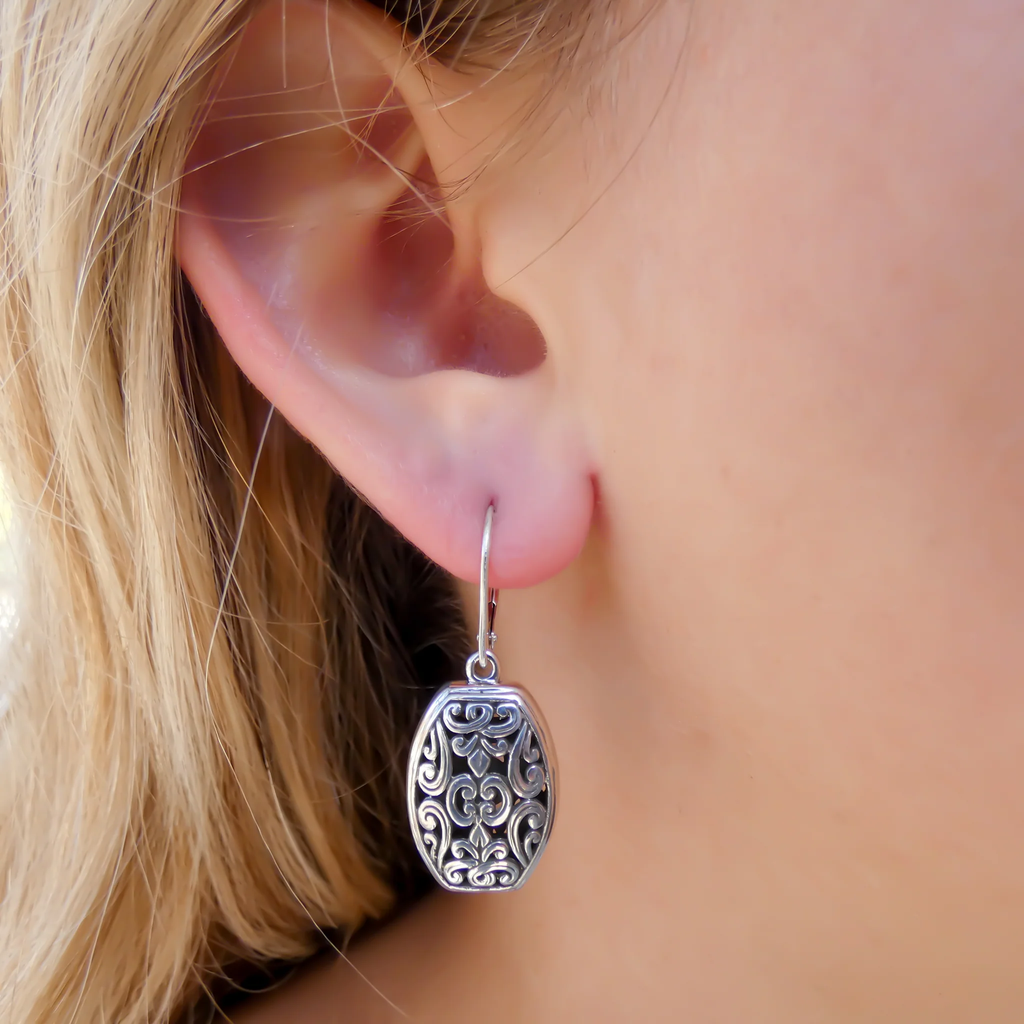 Filigree Earrings - Sterling Silver