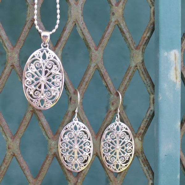 Sand Dollar Pendant - Sterling Silver