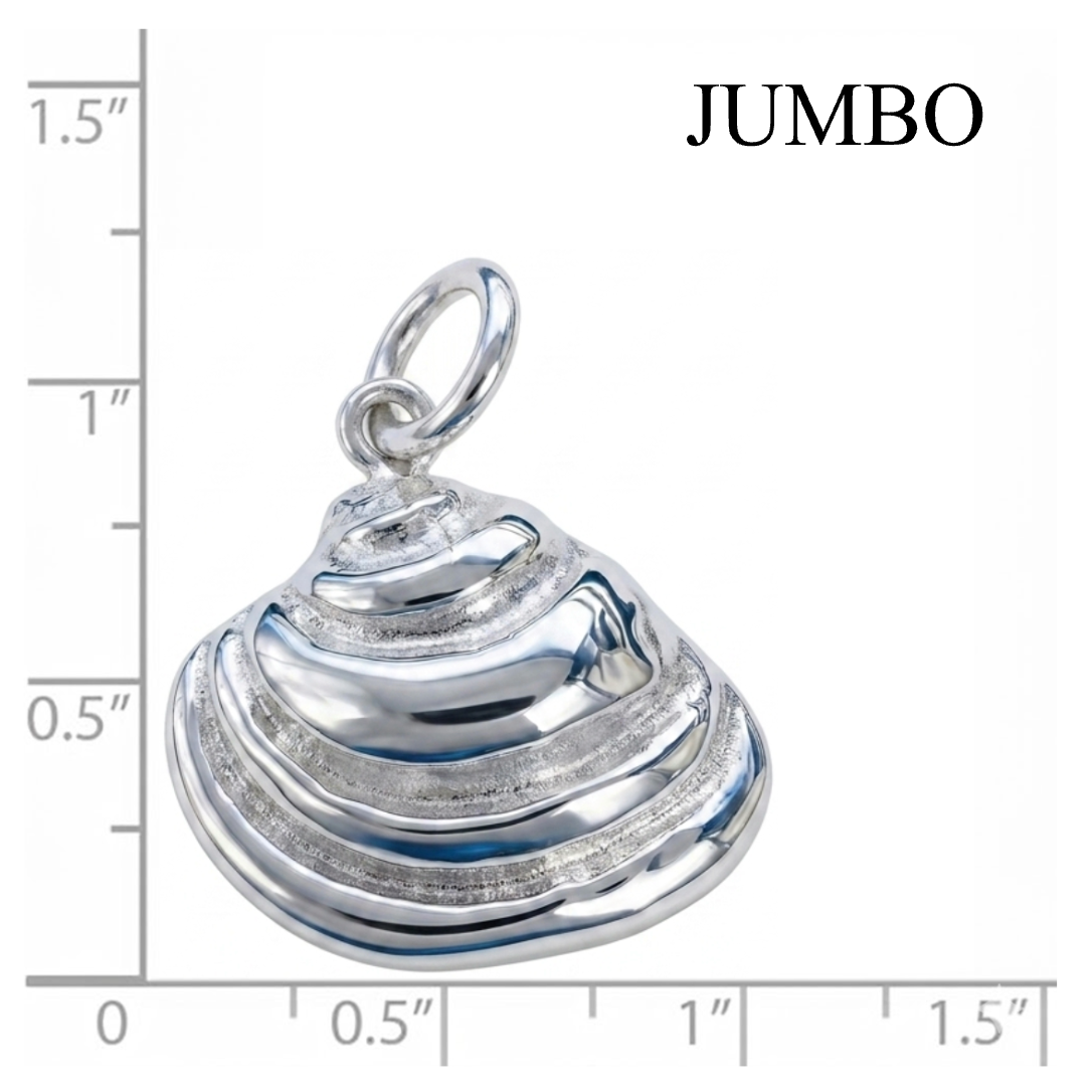 Pawleys Island Shell Charm - Sterling or 14k