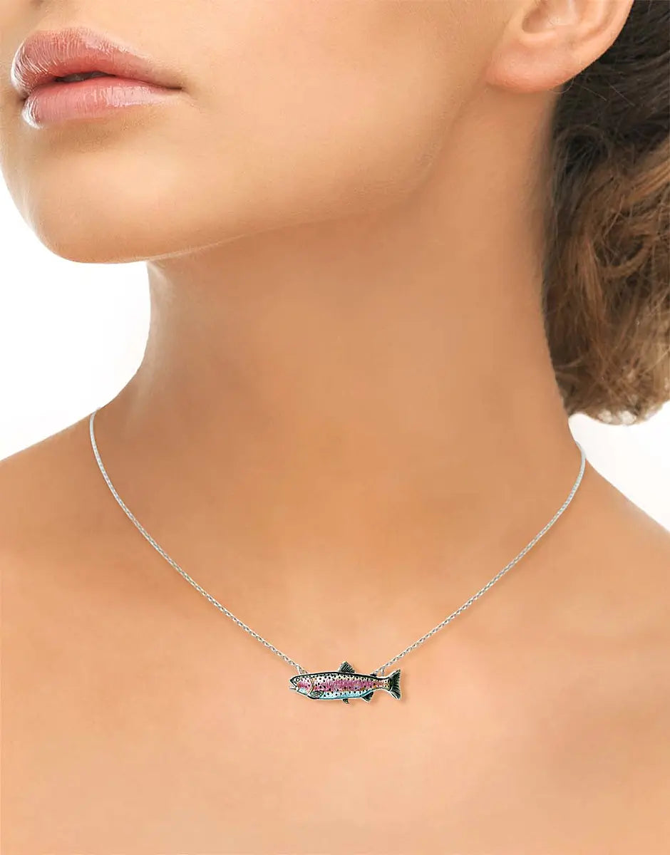 Rainbow Trout Necklace