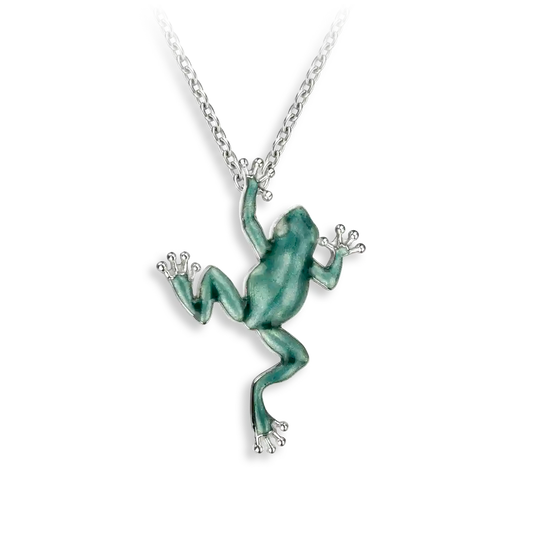 Green Tree Frog Necklace