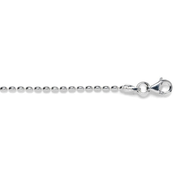 Rice Bead Chain (1.5mm) - Sterling Silver