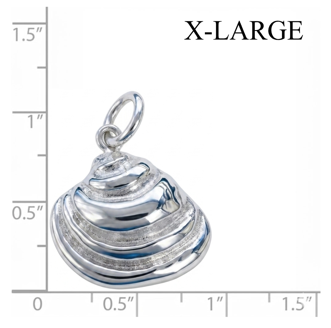 Pawleys Island Shell Charm - Sterling or 14k