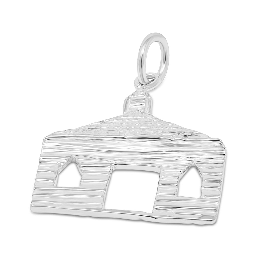 Pawleys Island Chapel Charm - Sterling Silver