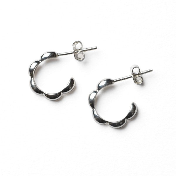 Rice Bead Hoops