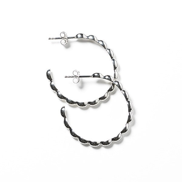 Rice Bead Hoops