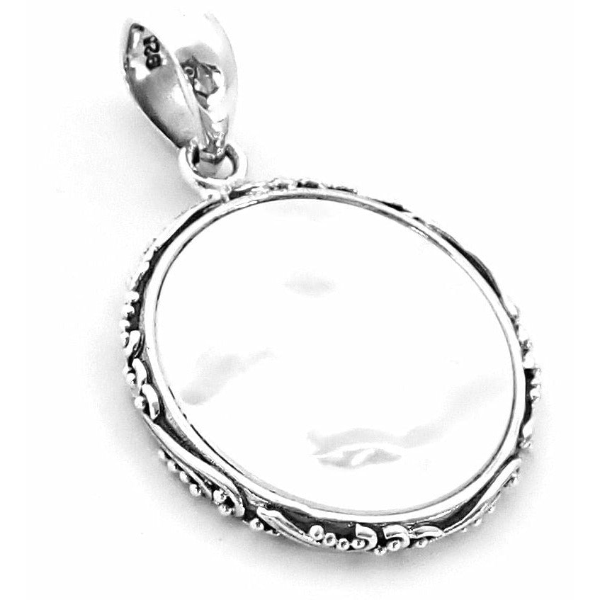 Mother of Pearl Pendant - Sterling Silver