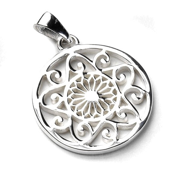 Cathedral Scroll Pendant