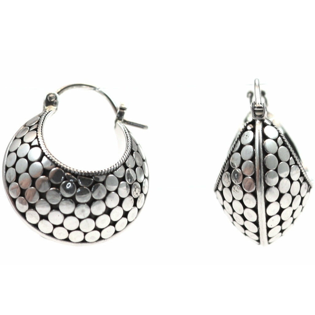Scoop Style Dotted Earrings