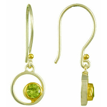 Askew Single Stone Earrings