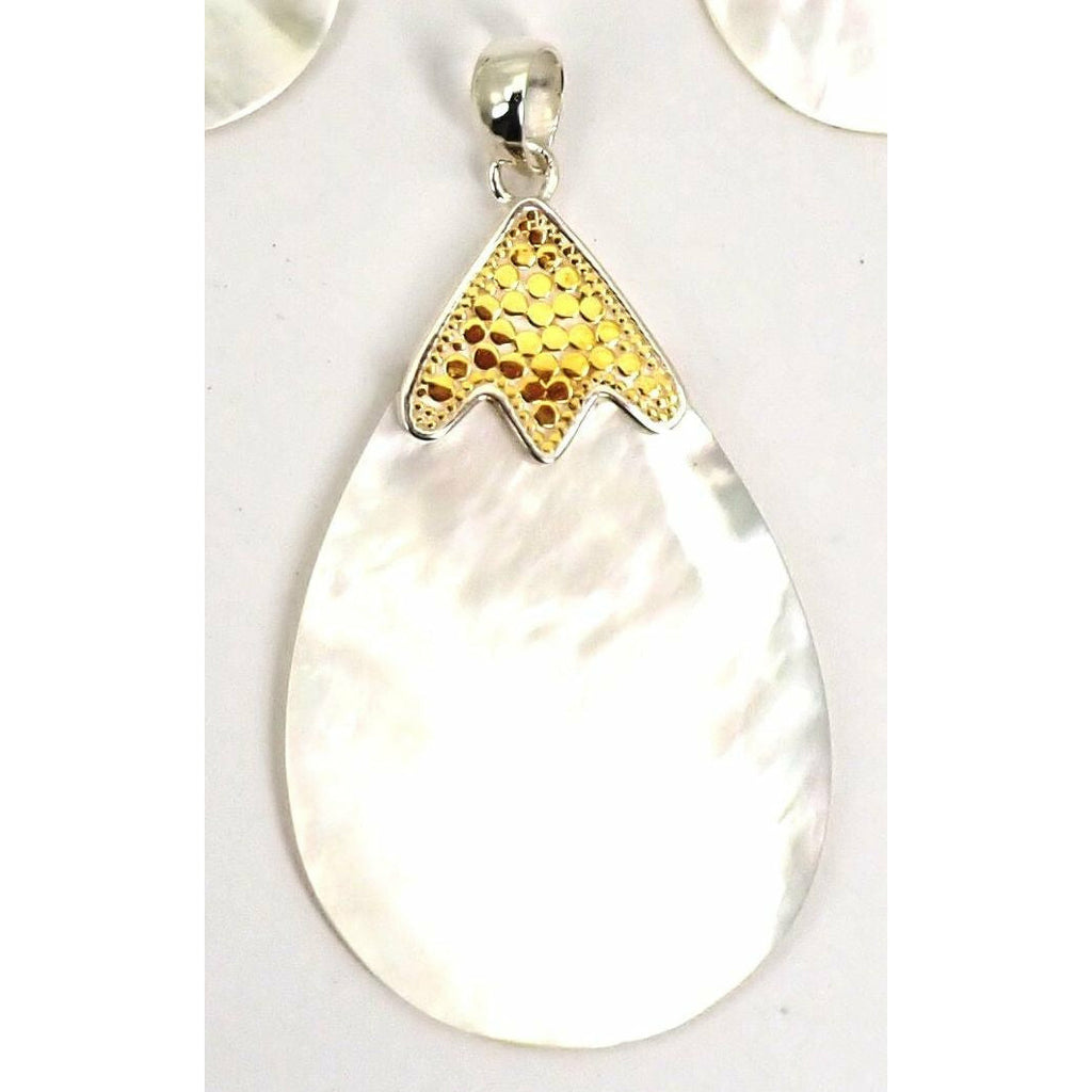 Bali Pendant with Mother of Pearl - Sterling Silver