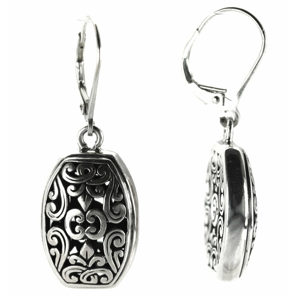 Filigree Earrings - Sterling Silver
