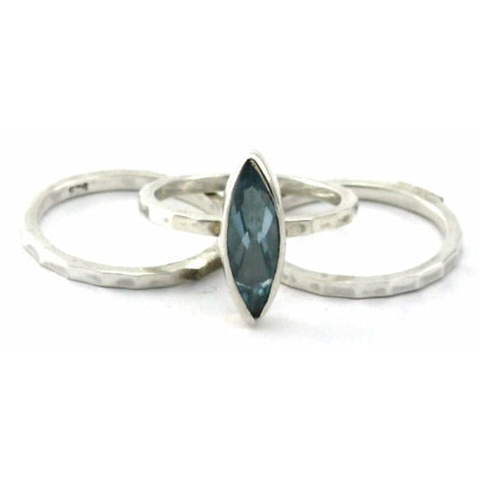 Stack Ring Marquis Topaz Ring