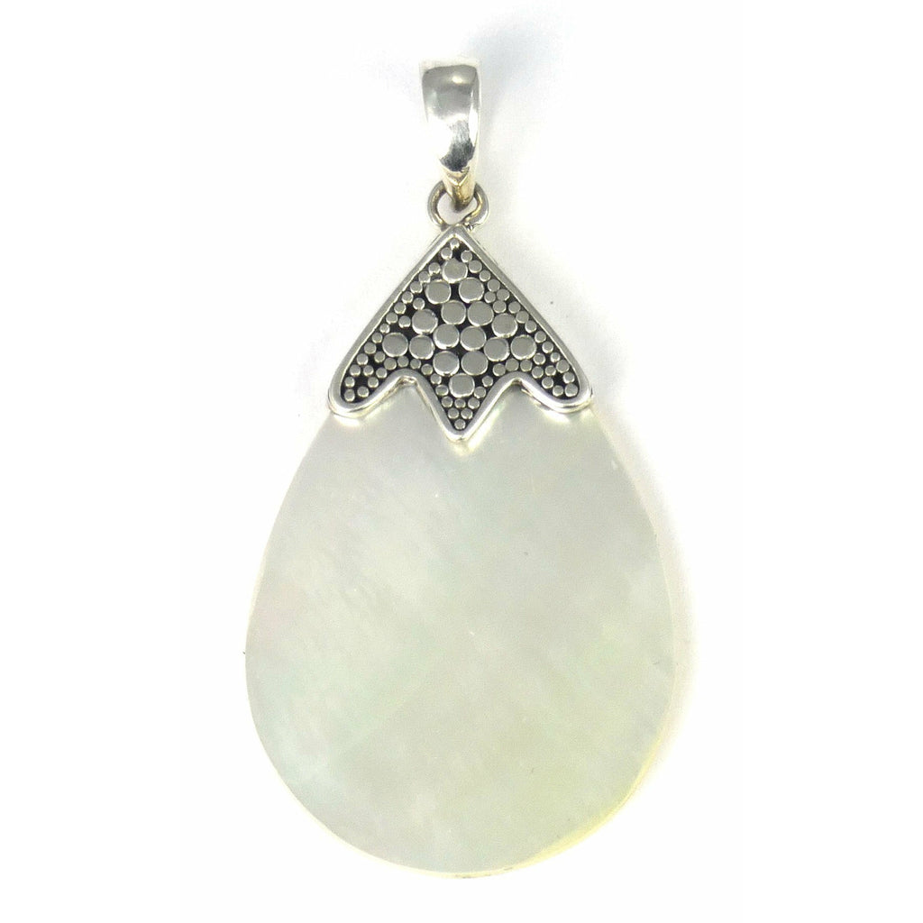 Bali Pendant with Mother of Pearl - Sterling Silver