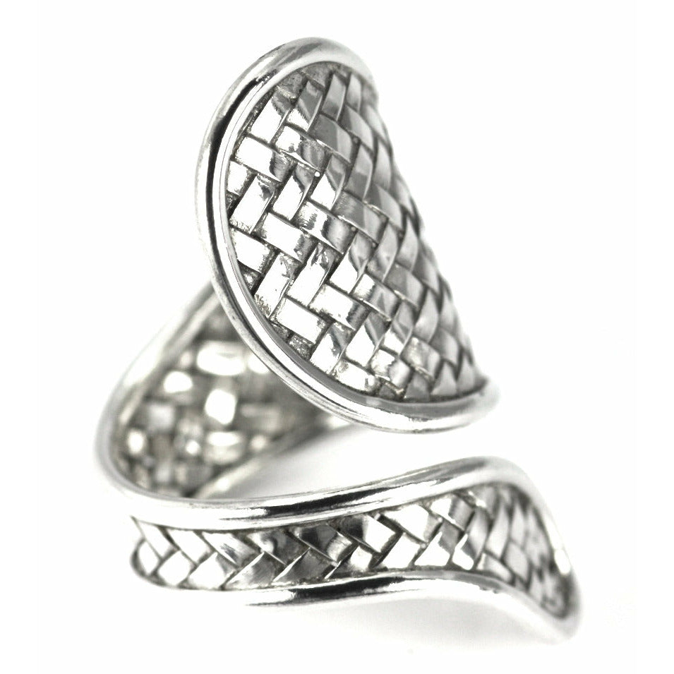 Adjustable Woven Spoon Ring