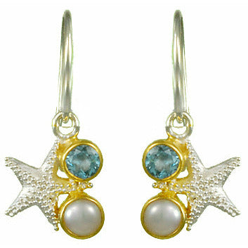 Starfish Two-Stone Earrings