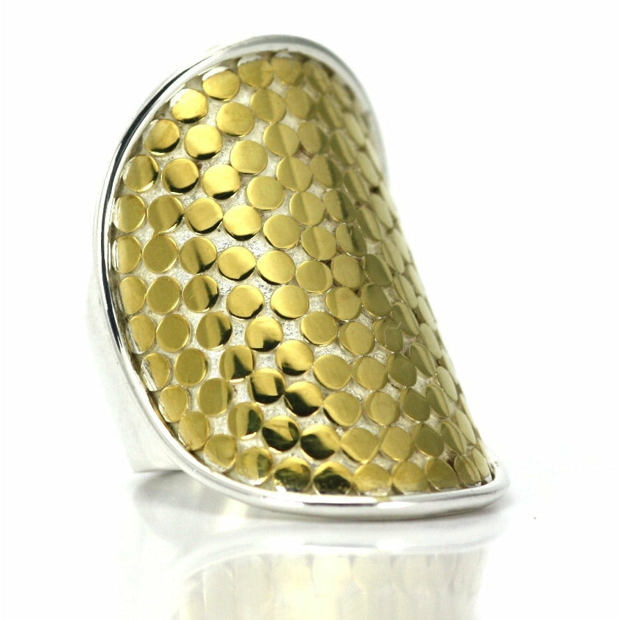 Classic Bali Dots Ring with 18k Gold Vermeil