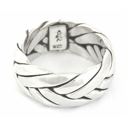 Bali Ring with Interwoven Strands