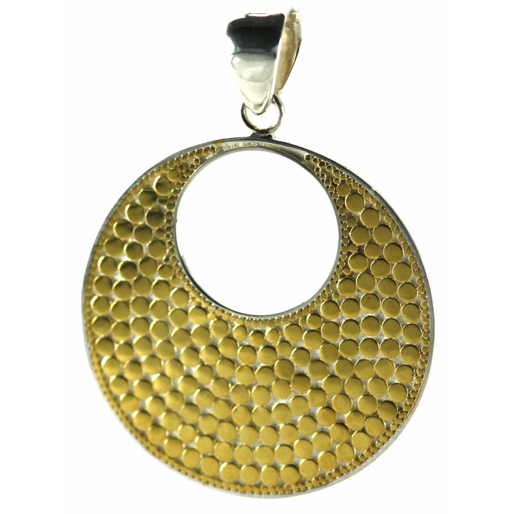 Bali Round Pendant - Sterling Silver or 18k Gold Vermeil